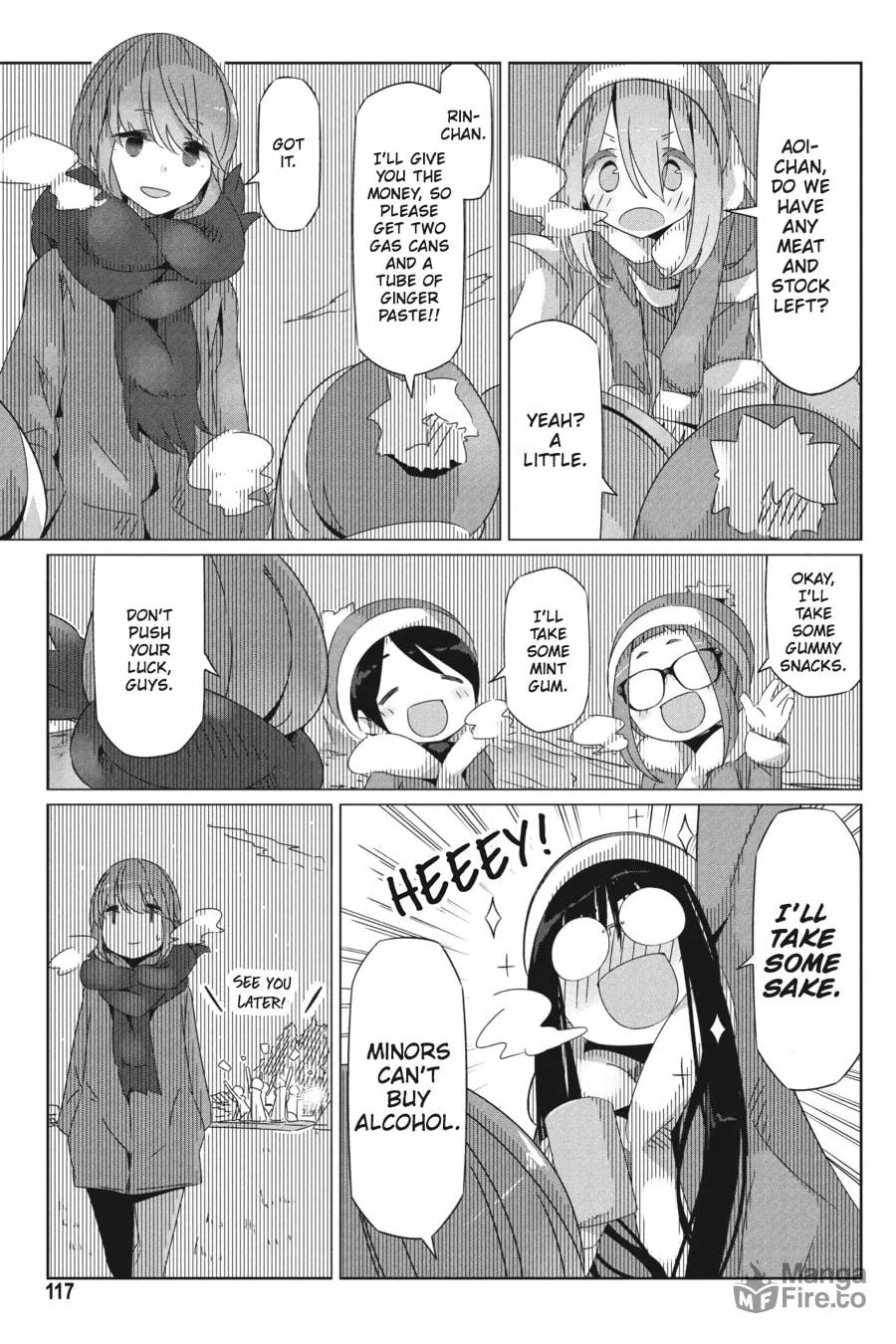 Read Laid-Back Camp chapter 22 image 24 on Lezhin