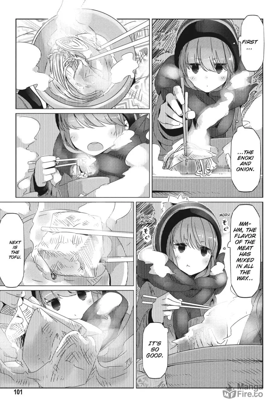 Read Laid-Back Camp chapter 22 image 8 on Lezhin