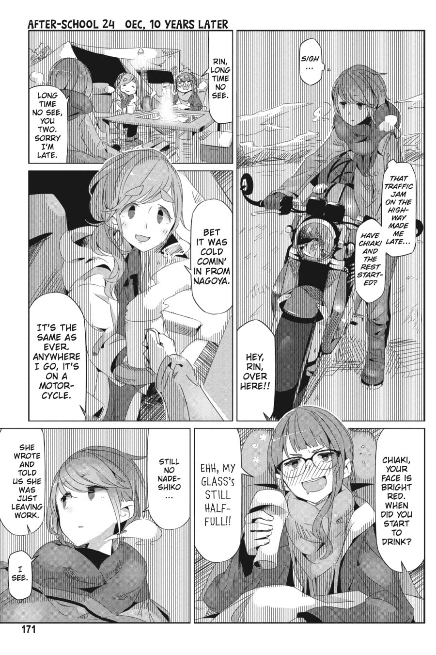 Read Laid-Back Camp chapter 23.1 image 22 on Lezhin