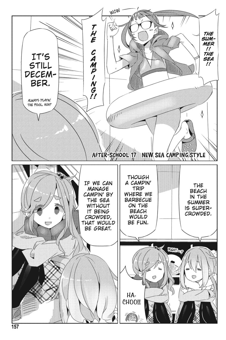 Read Laid-Back Camp chapter 23.1 image 8 on Lezhin