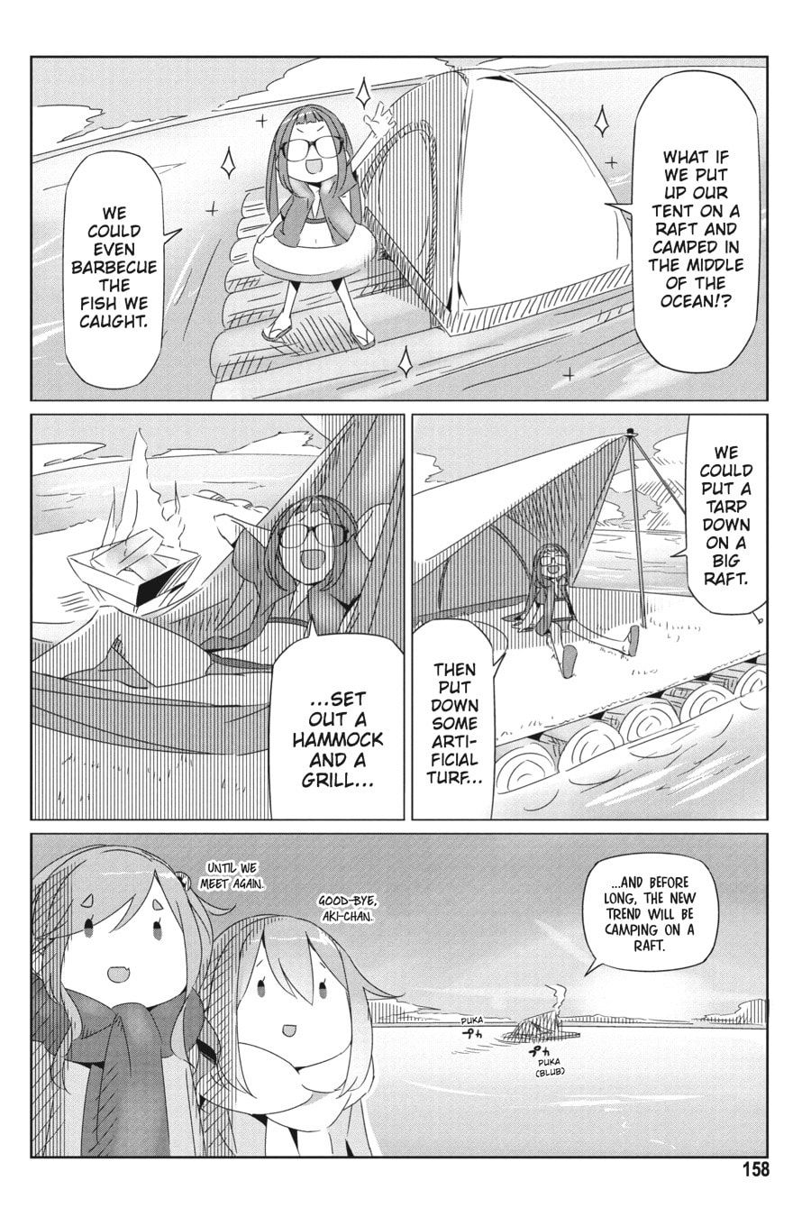 Read Laid-Back Camp chapter 23.1 image 9 on Lezhin