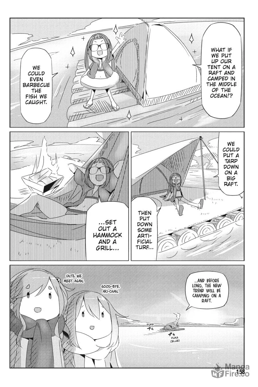 Read Laid-Back Camp chapter 23.5 image 9 on Lezhin