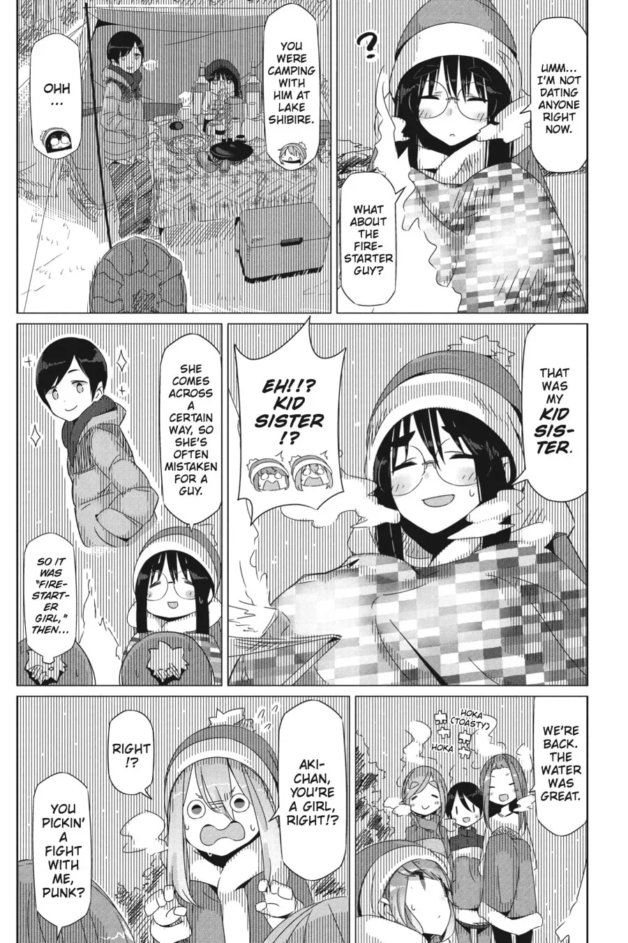Read Laid-Back Camp chapter 23 image 3 on Lezhin