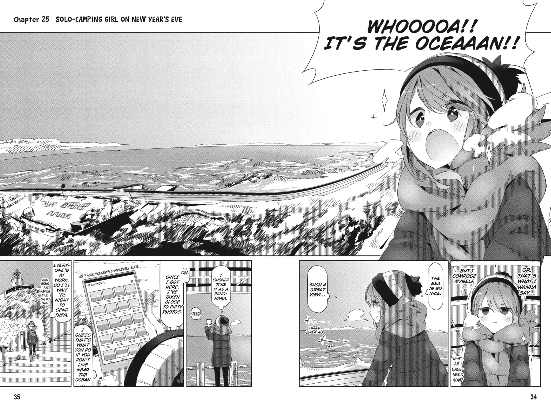 Read Laid-Back Camp chapter 25 image 1 on Lezhin