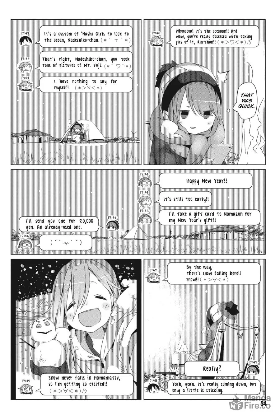 Read Laid-Back Camp chapter 25 image 20 on Lezhin
