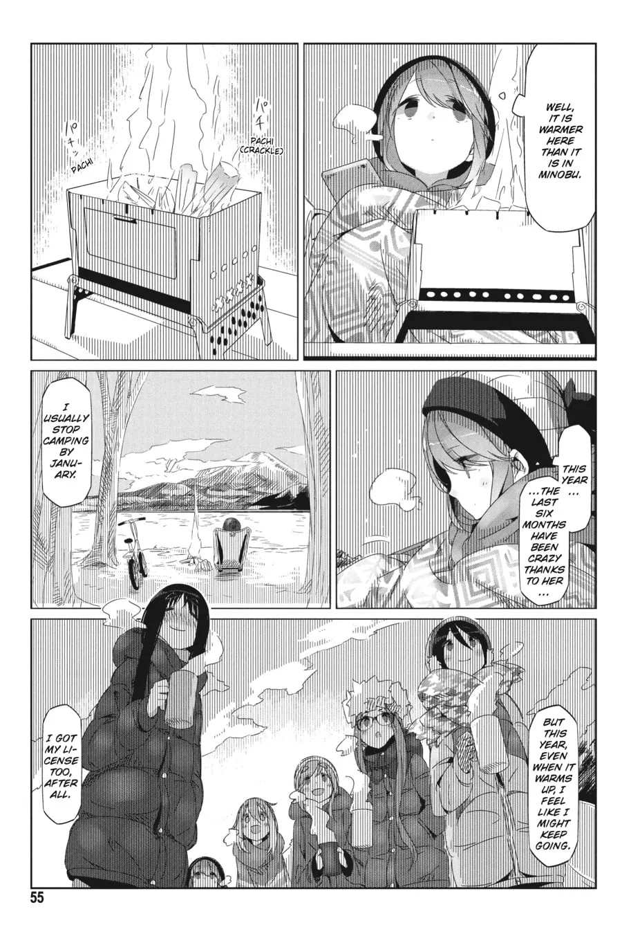 Read Laid-Back Camp chapter 25 image 21 on Lezhin