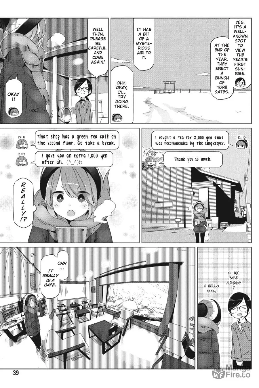 Read Laid-Back Camp chapter 25 image 5 on Lezhin