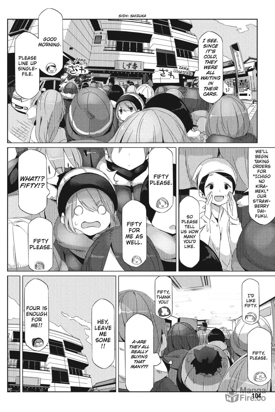 Read Laid-Back Camp chapter 27 image 14 on Lezhin