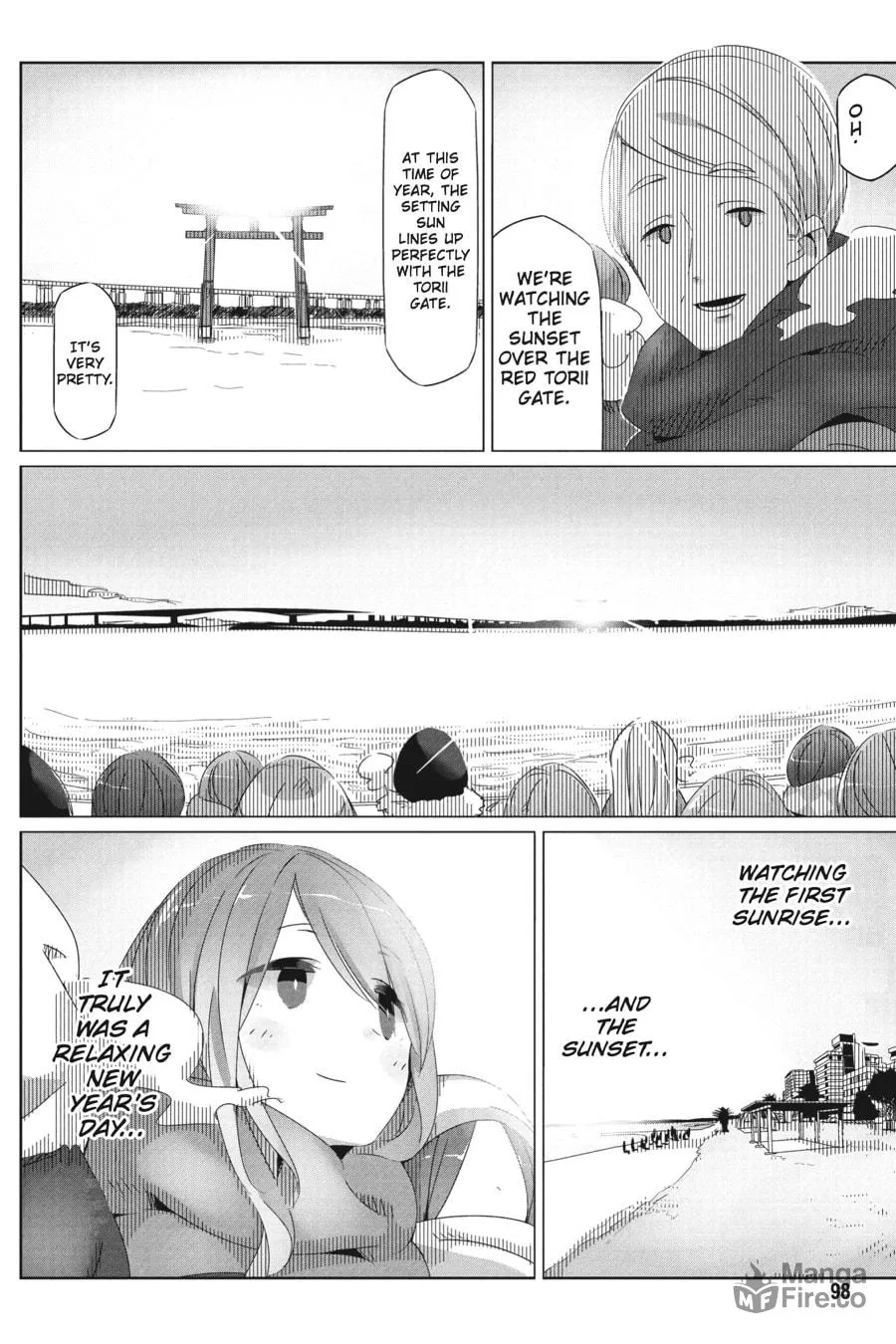 Read Laid-Back Camp chapter 27 image 8 on Lezhin