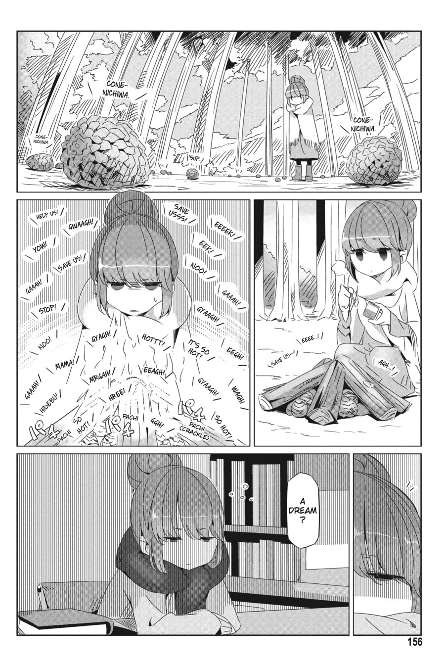 Read Laid-Back Camp chapter 28.1 image 11 on Lezhin