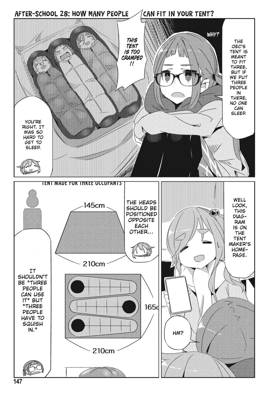 Read Laid-Back Camp chapter 28.1 image 2 on Lezhin