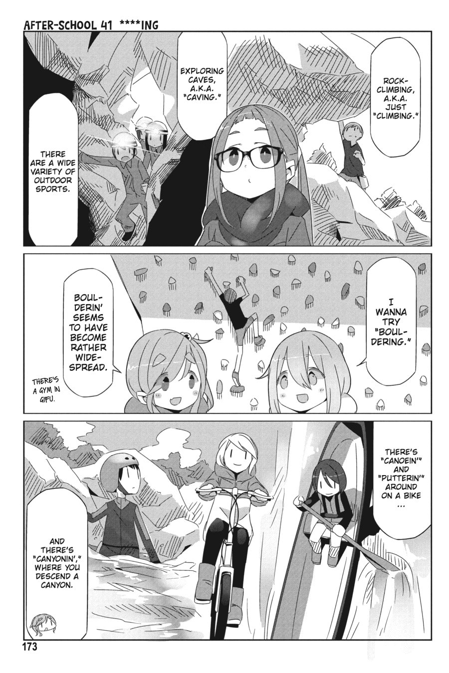 Read Laid-Back Camp chapter 28.1 image 28 on Lezhin