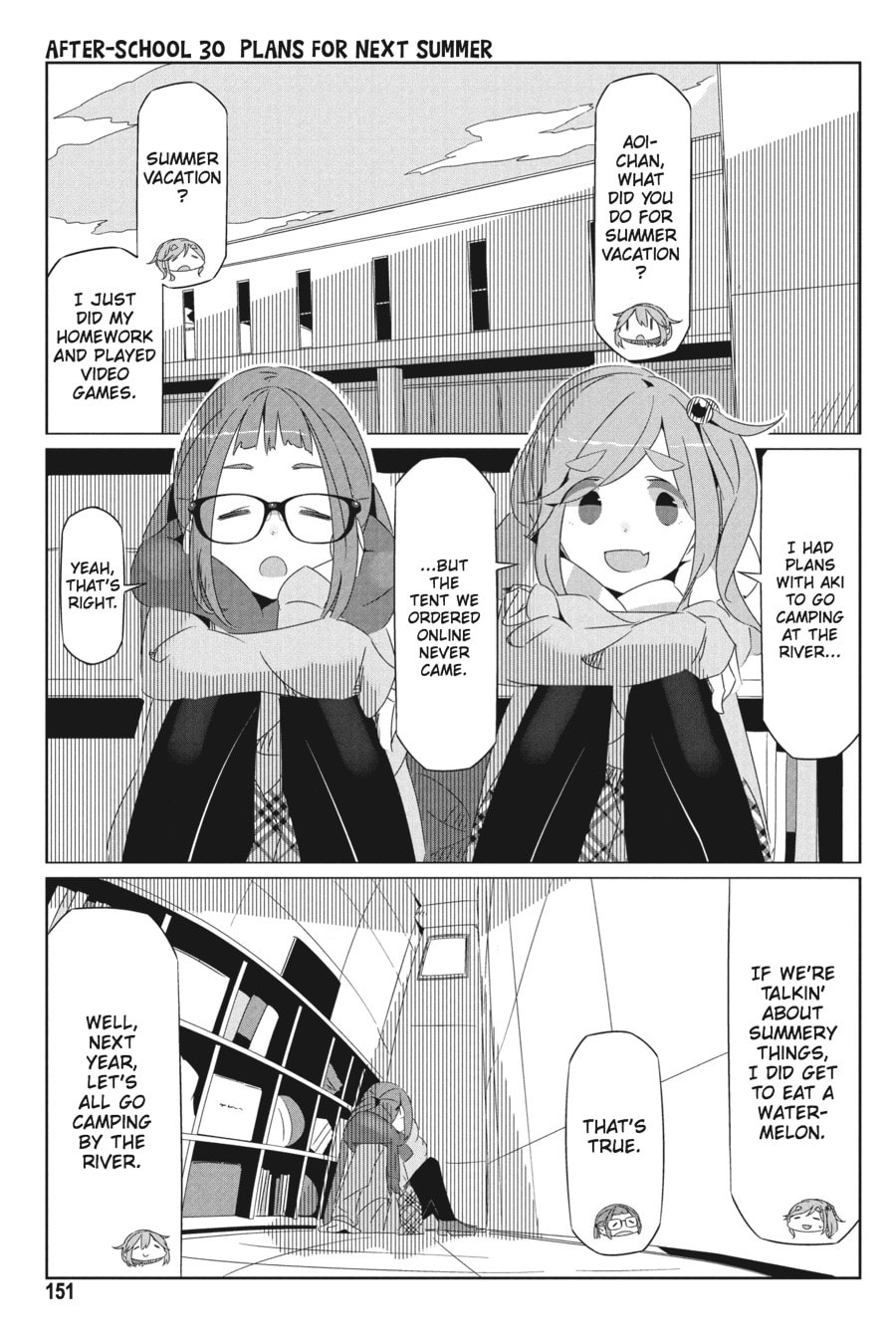 Read Laid-Back Camp chapter 28.1 image 6 on Lezhin