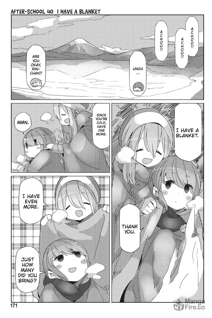 Read Laid-Back Camp chapter 28.5 image 26 on Lezhin