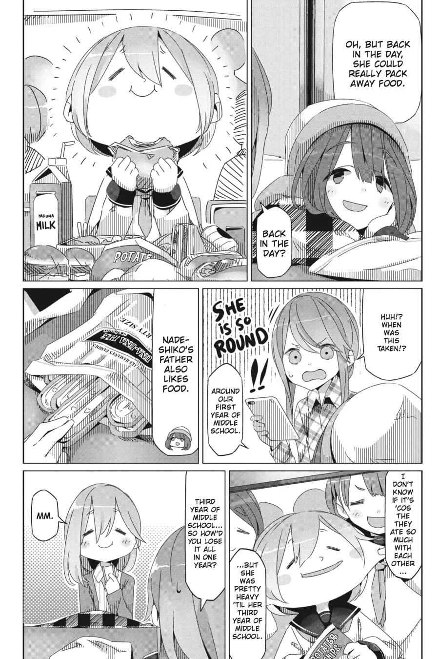 Read Laid-Back Camp chapter 28 image 12 on Lezhin