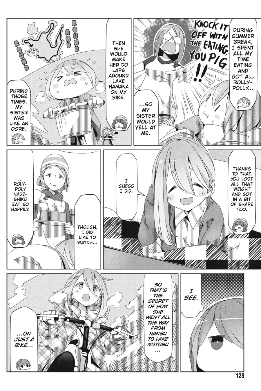 Read Laid-Back Camp chapter 28 image 13 on Lezhin