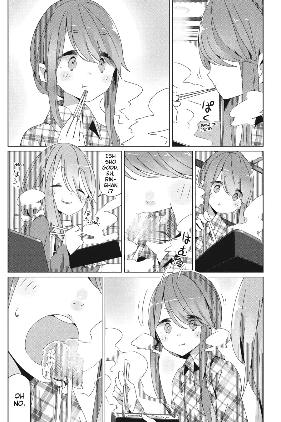Read Laid-Back Camp chapter 28 image 7 on Lezhin
