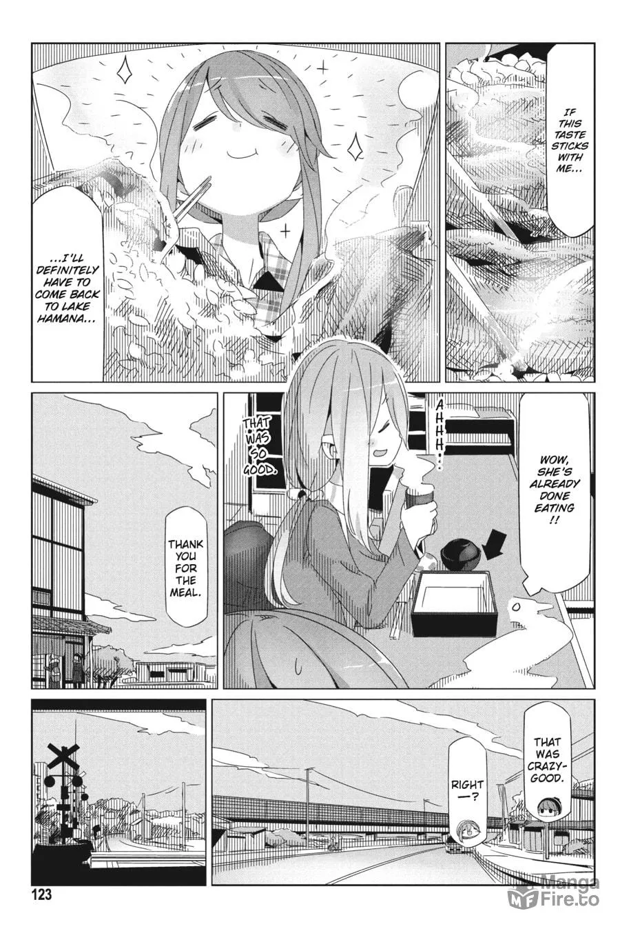 Read Laid-Back Camp chapter 28 image 8 on Lezhin