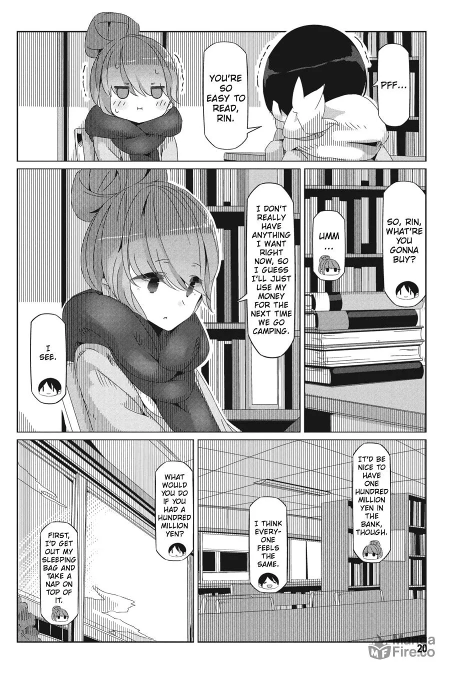 Read Laid-Back Camp chapter 29 image 17 on Lezhin