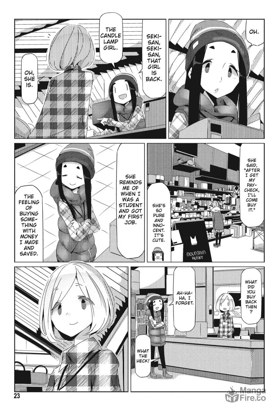 Read Laid-Back Camp chapter 29 image 20 on Lezhin