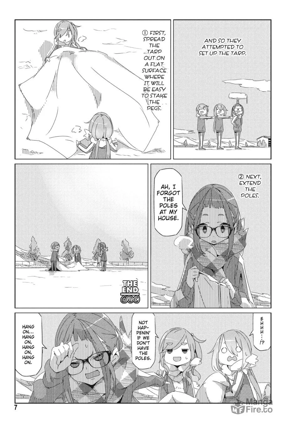 Read Laid-Back Camp chapter 29 image 4 on Lezhin