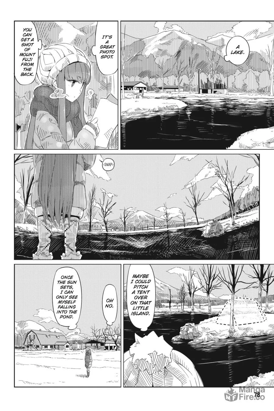 Read Laid-Back Camp chapter 3 image 14 on Lezhin