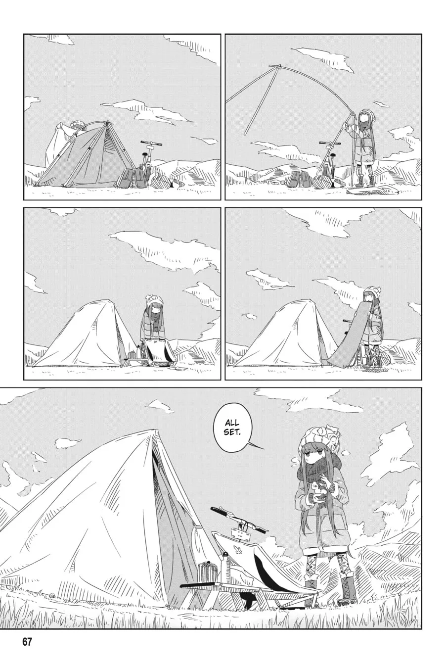 Read Laid-Back Camp chapter 3 image 3 on Lezhin
