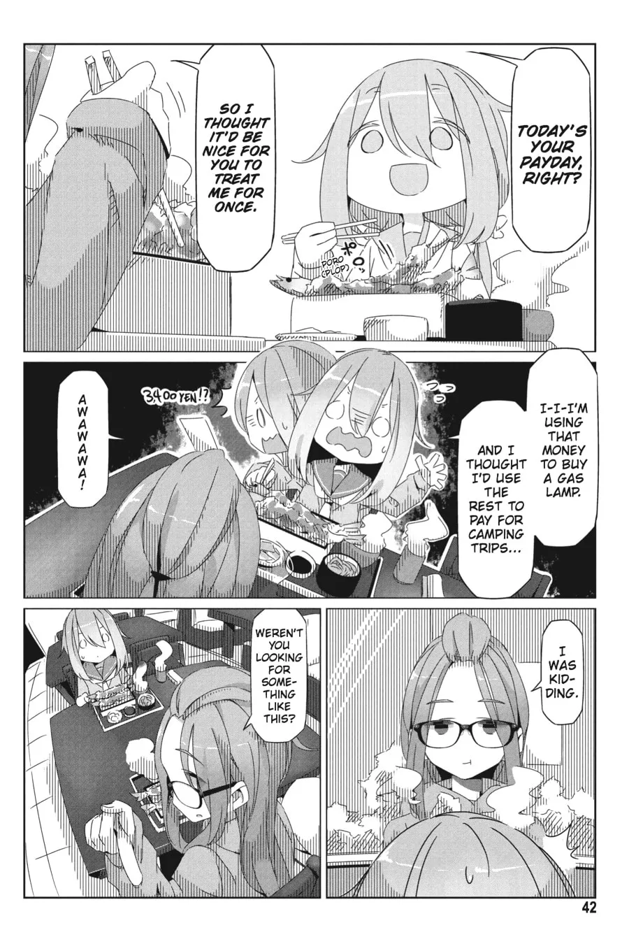 Read Laid-Back Camp chapter 30 image 13 on Lezhin