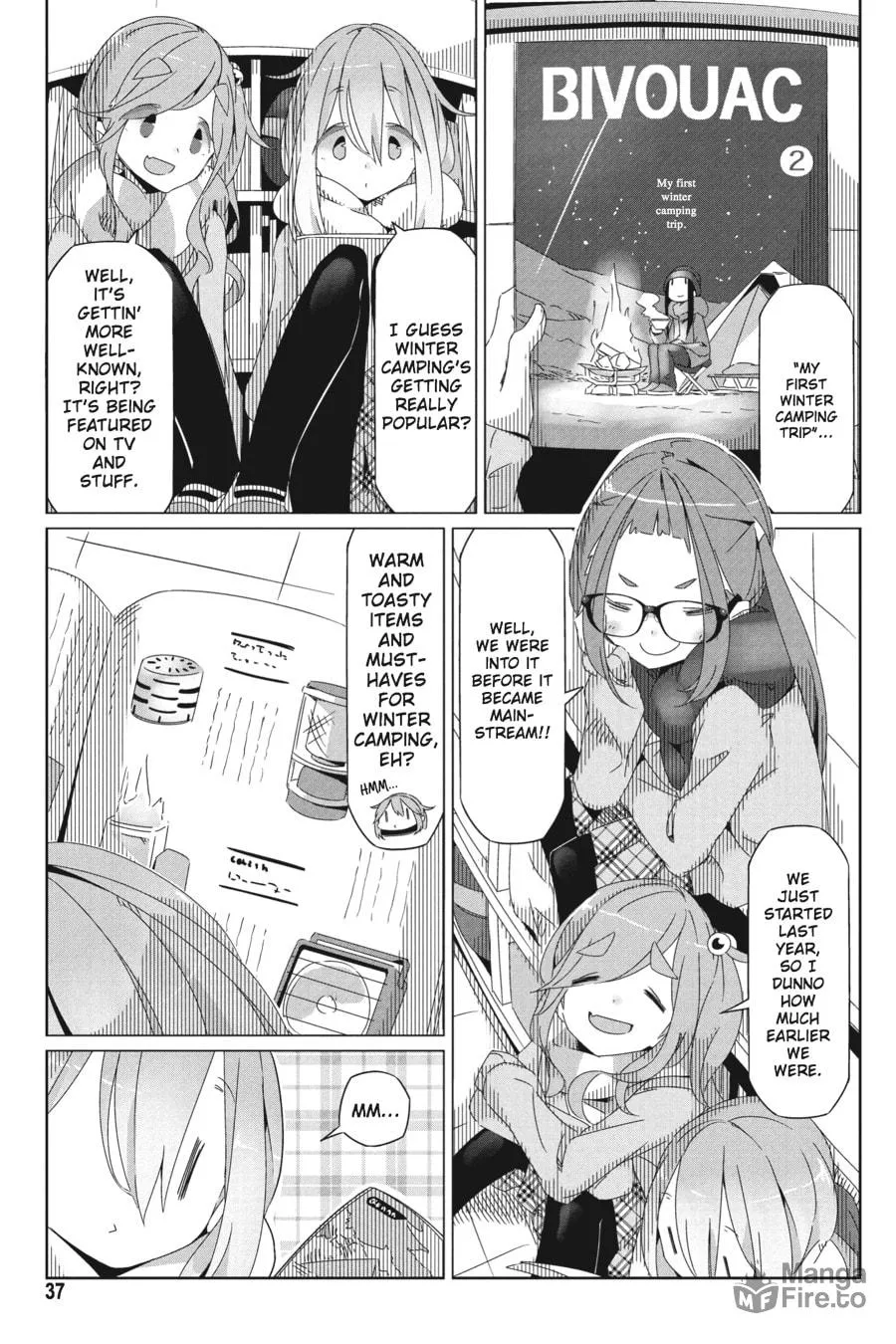Read Laid-Back Camp chapter 30 image 8 on Lezhin