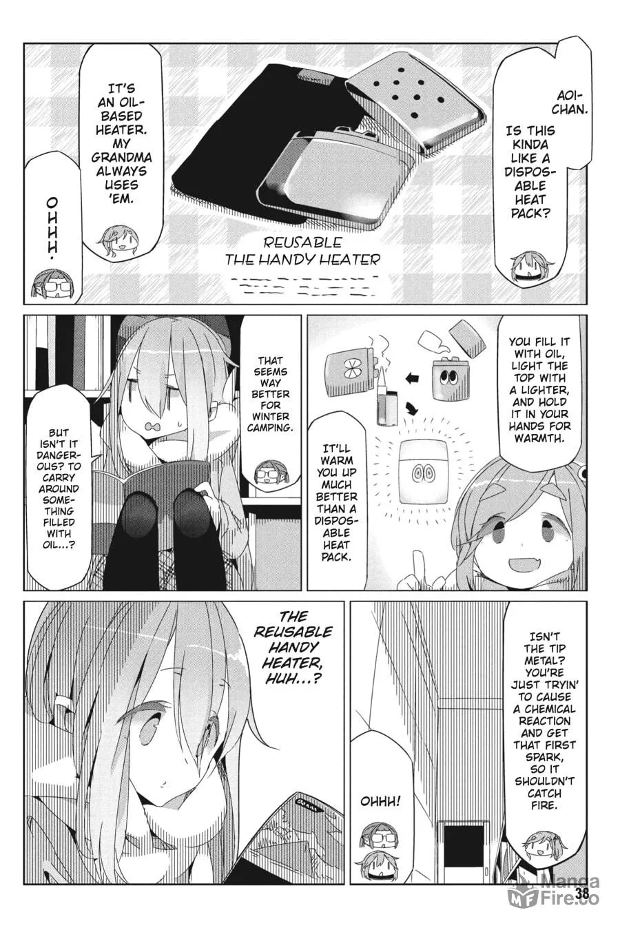 Read Laid-Back Camp chapter 30 image 9 on Lezhin