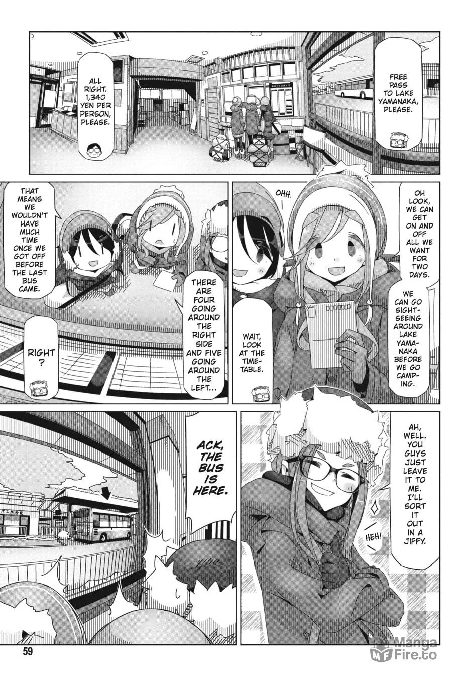 Read Laid-Back Camp chapter 31 image 4 on Lezhin