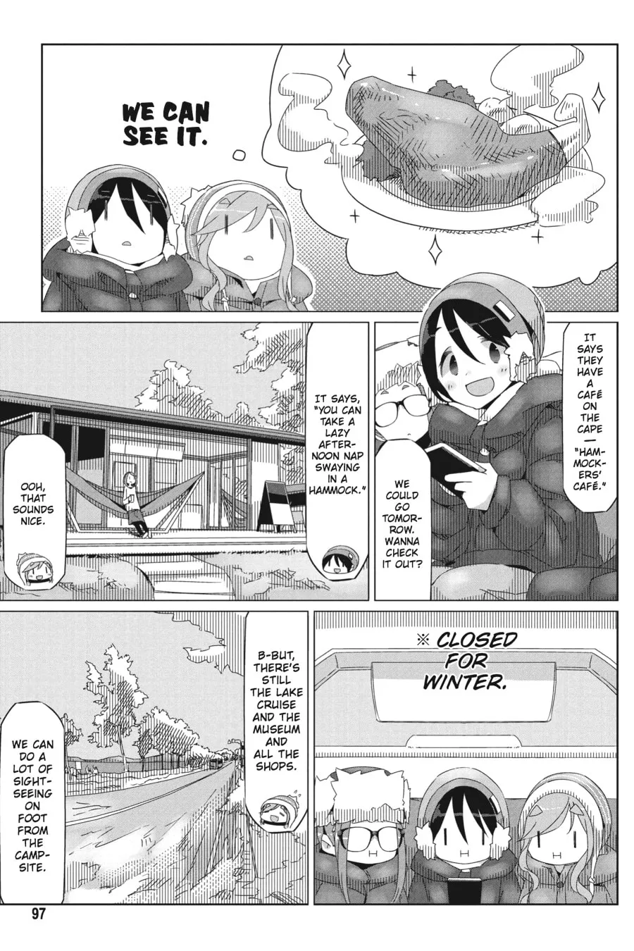 Read Laid-Back Camp chapter 32 image 16 on Lezhin