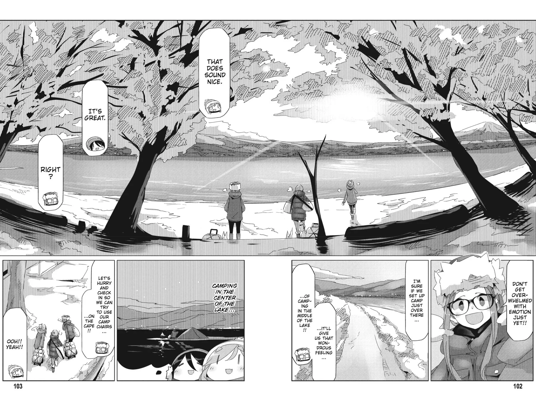 Read Laid-Back Camp chapter 32 image 21 on Lezhin