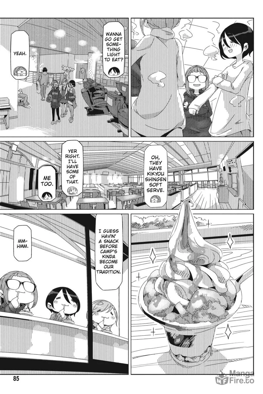 Read Laid-Back Camp chapter 32 image 4 on Lezhin