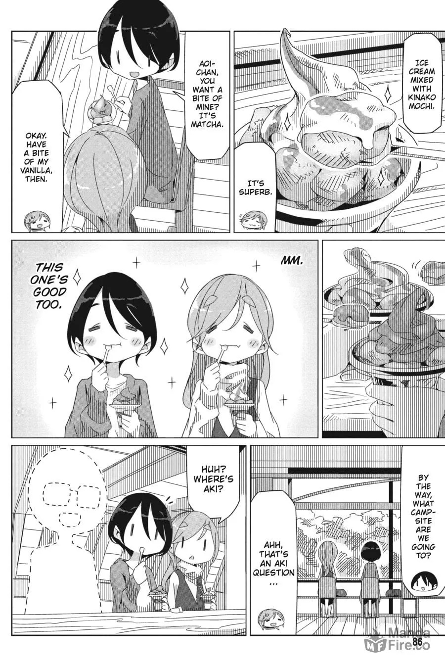 Read Laid-Back Camp chapter 32 image 5 on Lezhin