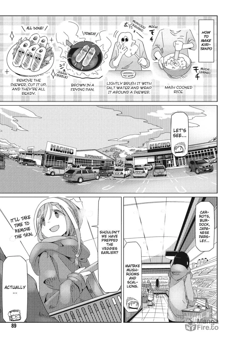 Read Laid-Back Camp chapter 32 image 8 on Lezhin