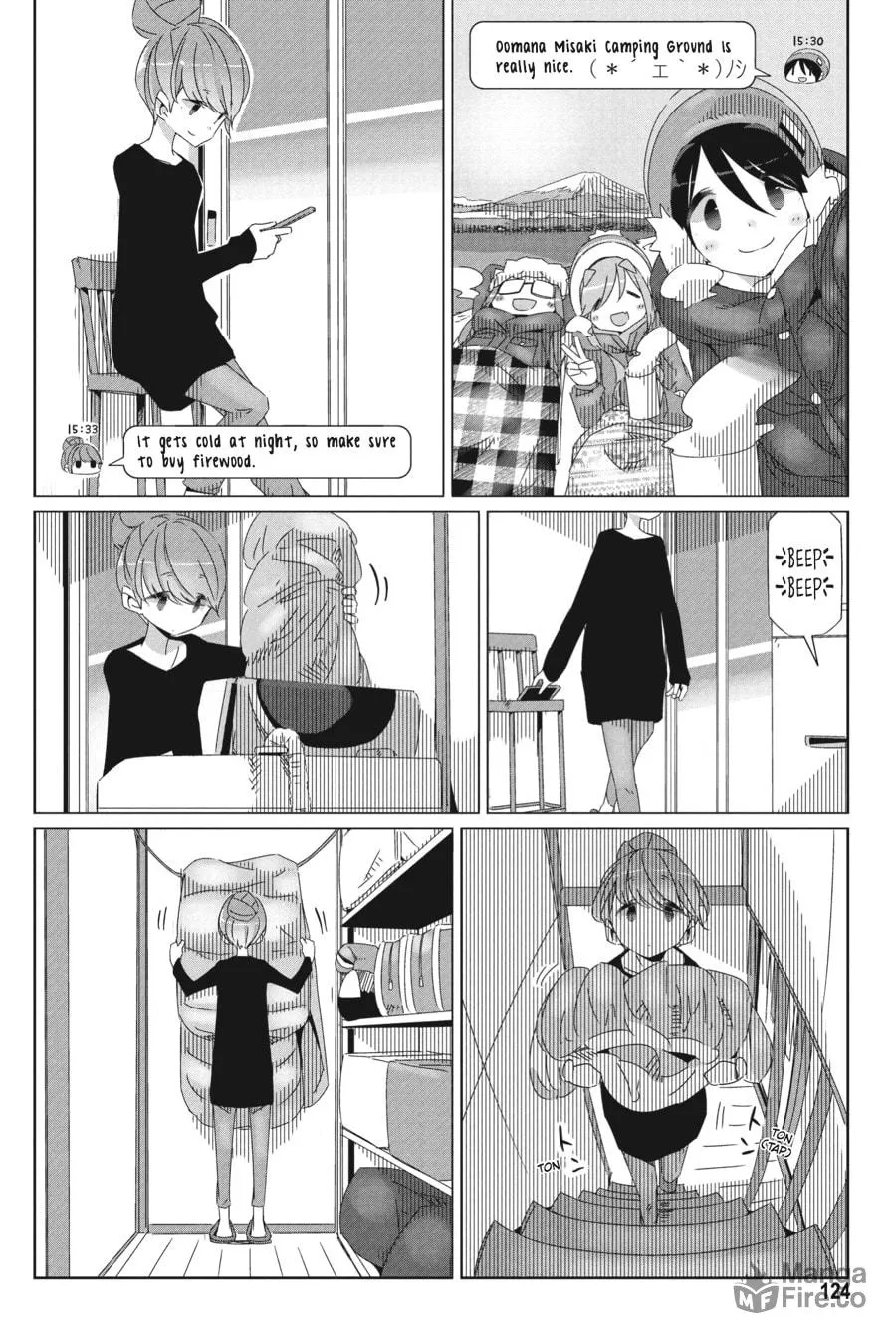 Read Laid-Back Camp chapter 33 image 17 on Lezhin