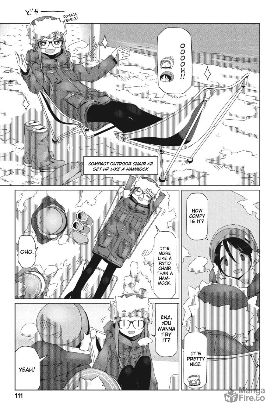 Read Laid-Back Camp chapter 33 image 4 on Lezhin