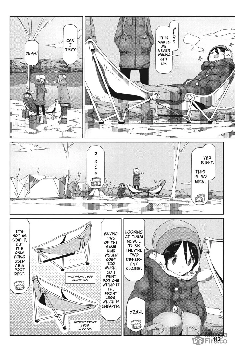 Read Laid-Back Camp chapter 33 image 5 on Lezhin