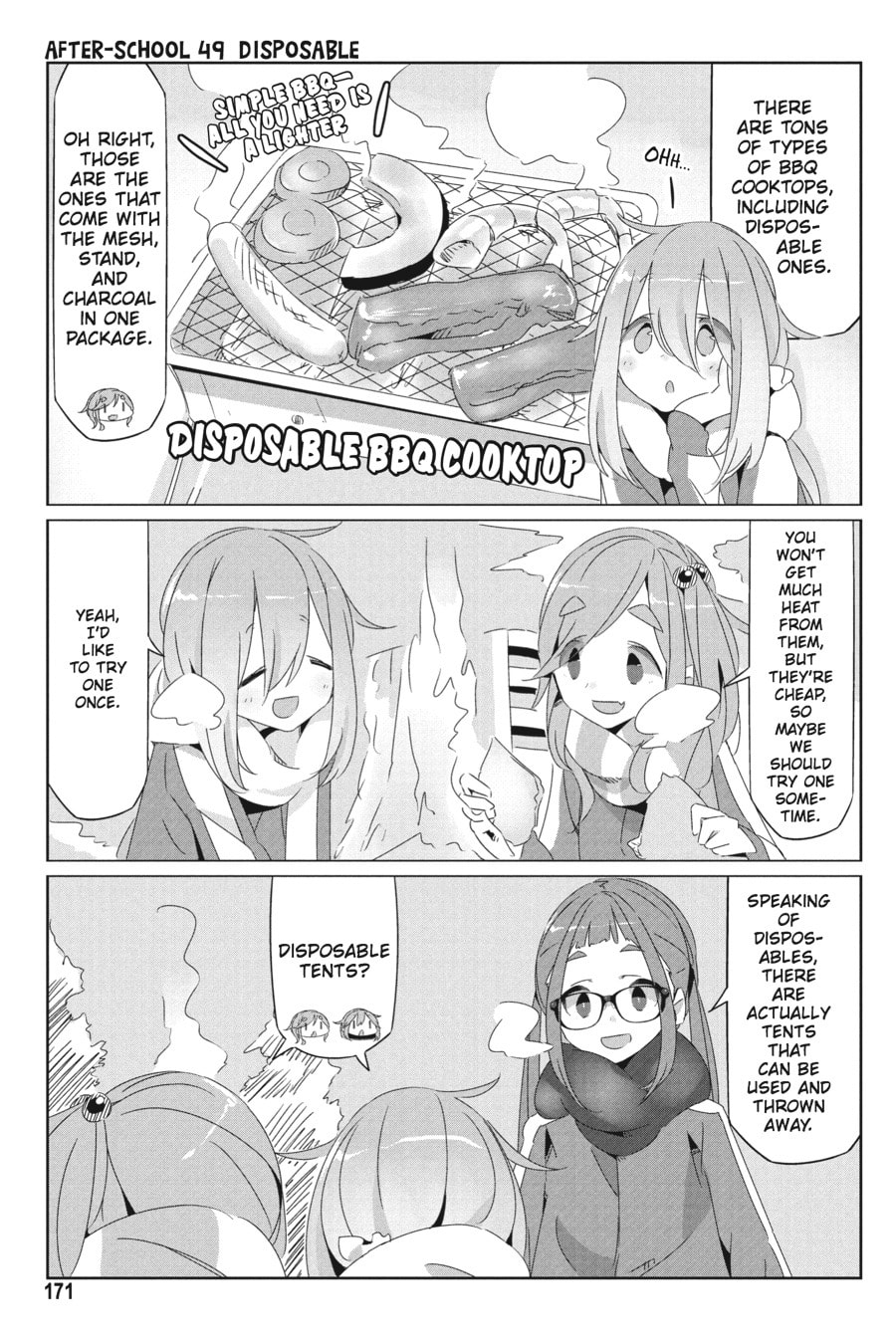 Read Laid-Back Camp chapter 34.1 image 12 on Lezhin