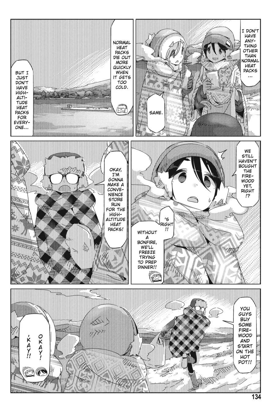 Read Laid-Back Camp chapter 34 image 1 on Lezhin