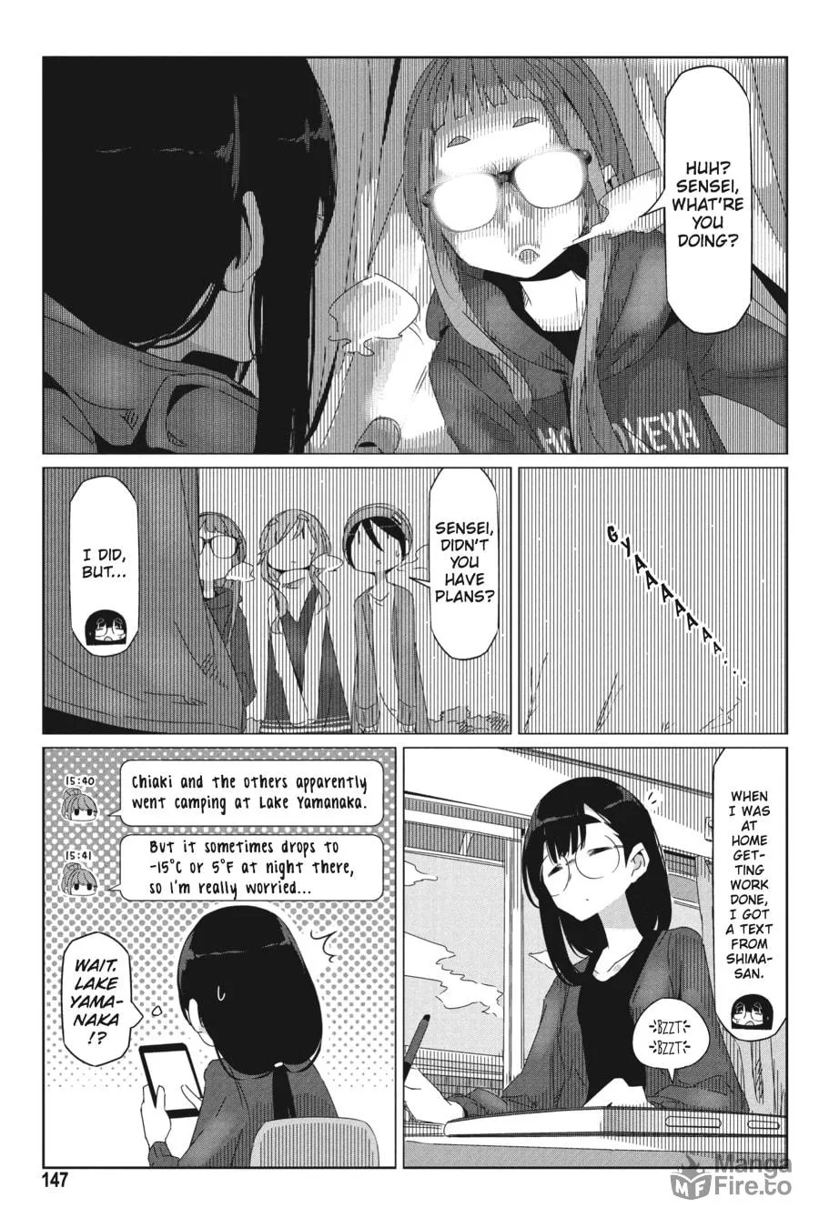 Read Laid-Back Camp chapter 34 image 14 on Lezhin