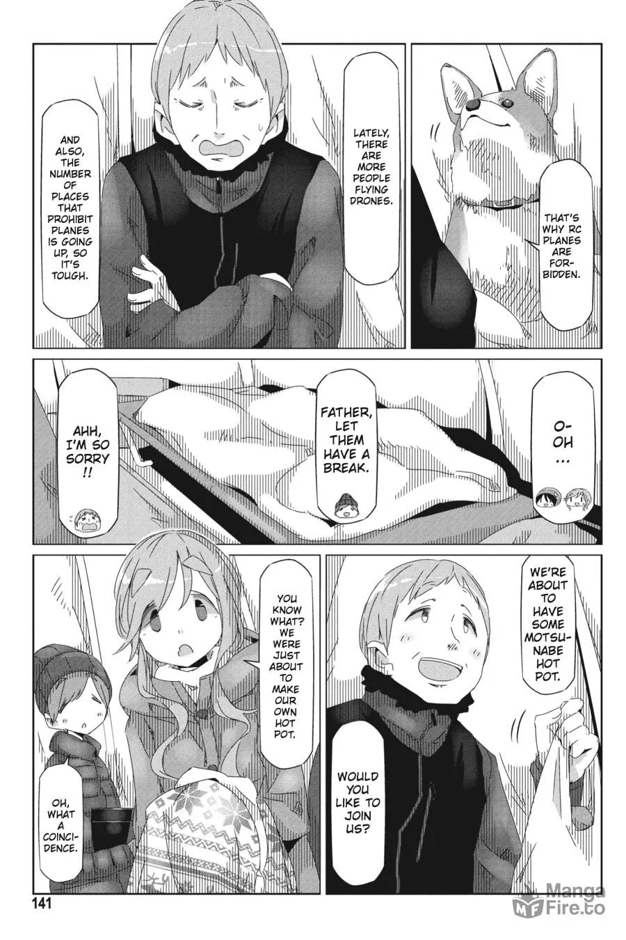 Read Laid-Back Camp chapter 34 image 8 on Lezhin
