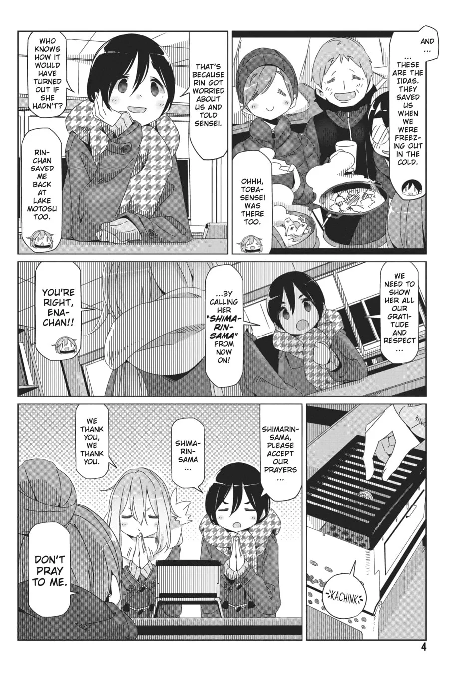 Read Laid-Back Camp chapter 35 image 1 on Lezhin