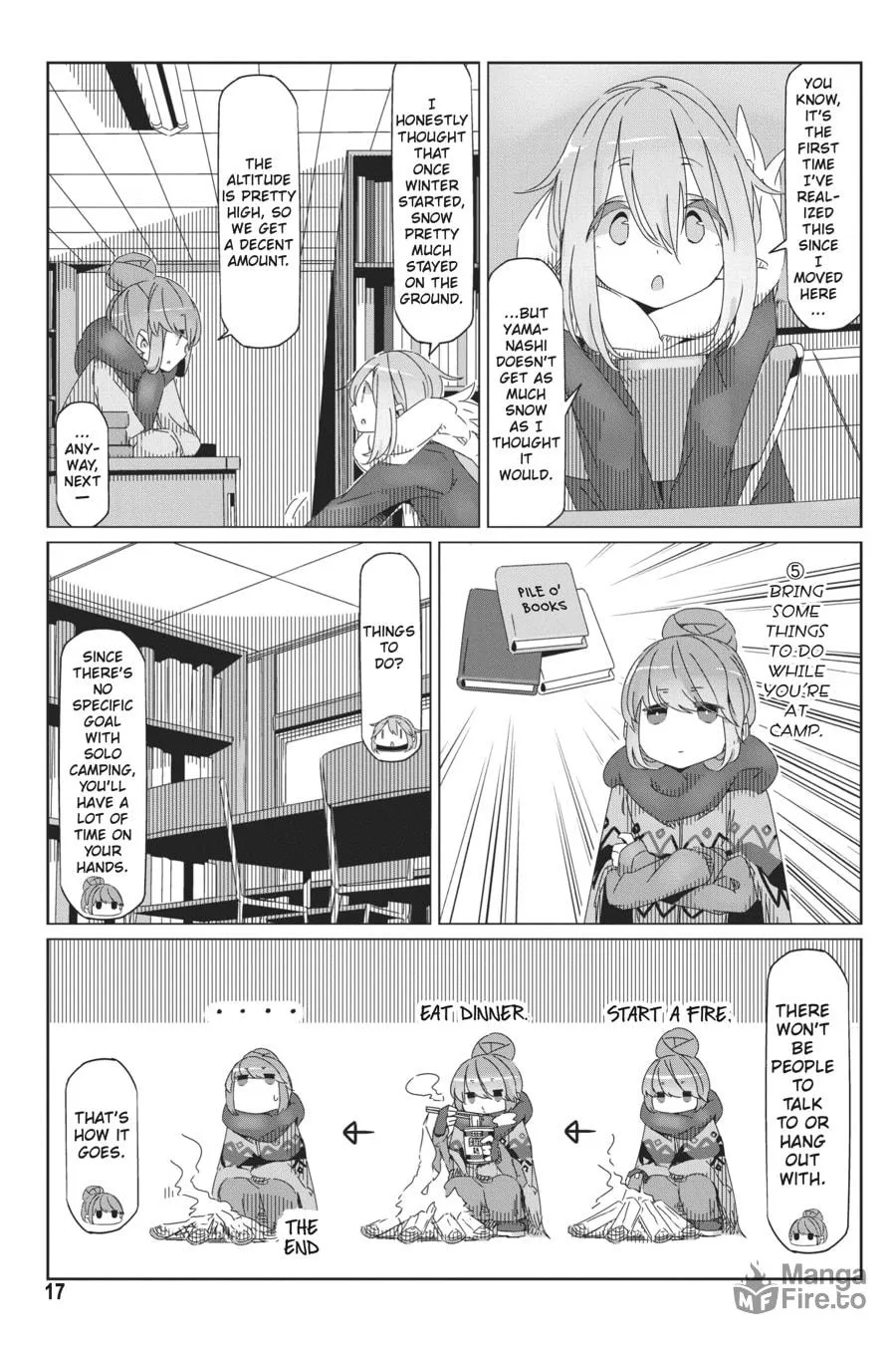 Read Laid-Back Camp chapter 35 image 14 on Lezhin
