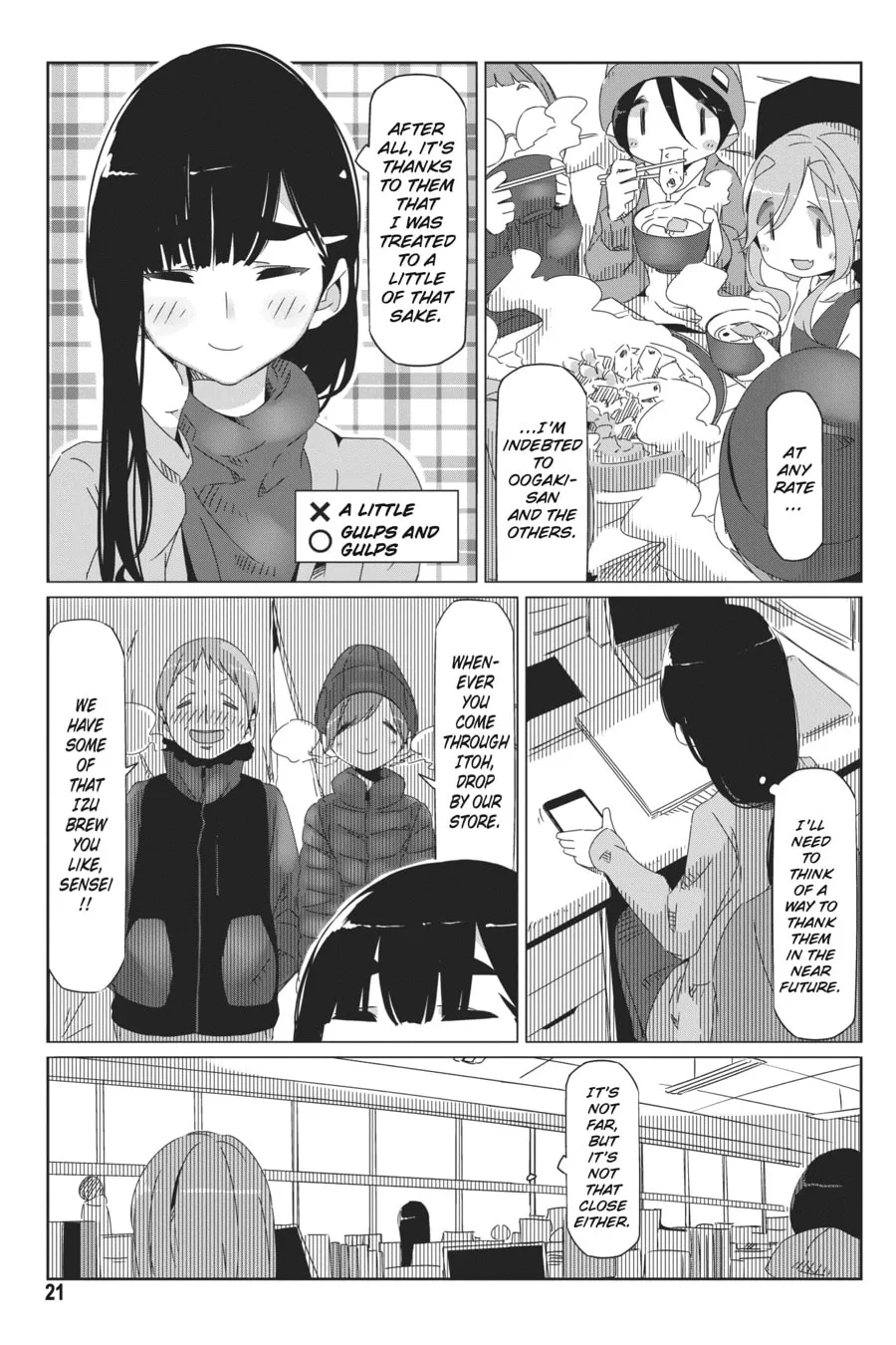 Read Laid-Back Camp chapter 35 image 18 on Lezhin