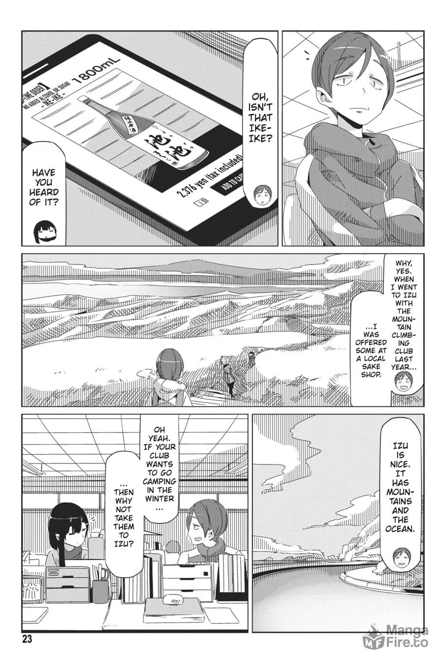 Read Laid-Back Camp chapter 35 image 20 on Lezhin