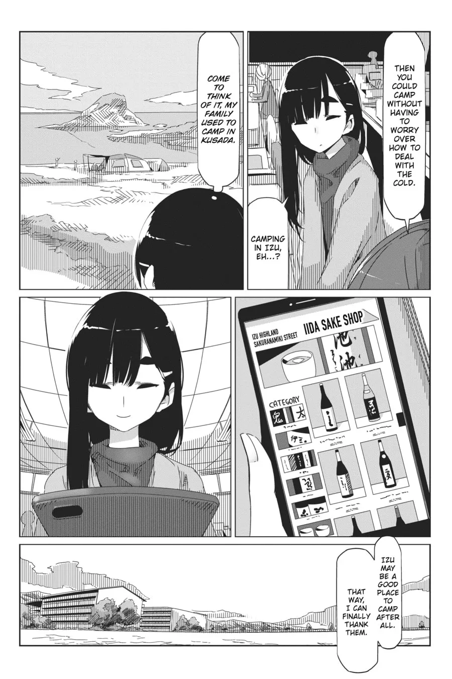 Read Laid-Back Camp chapter 35 image 21 on Lezhin