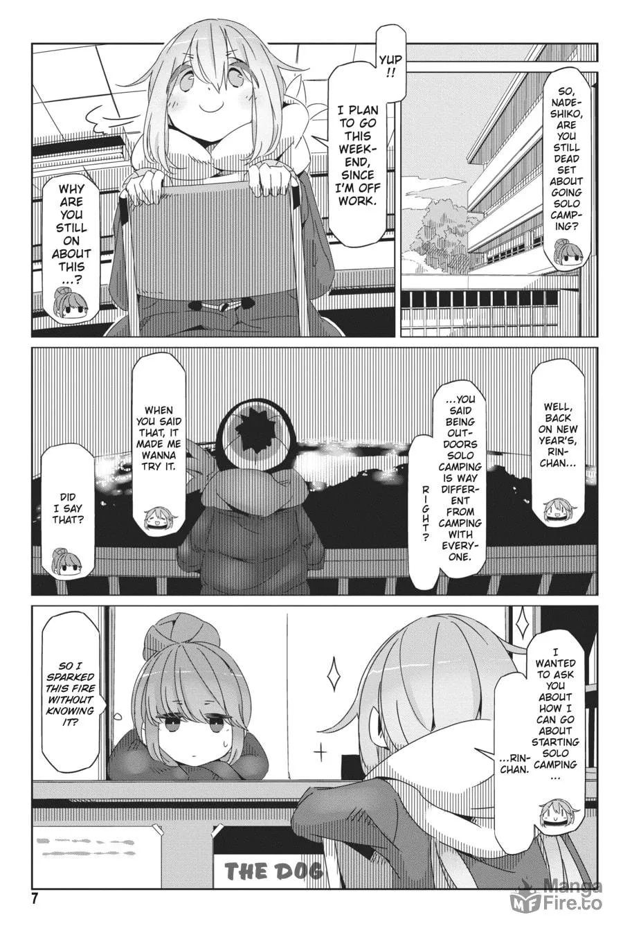 Read Laid-Back Camp chapter 35 image 4 on Lezhin