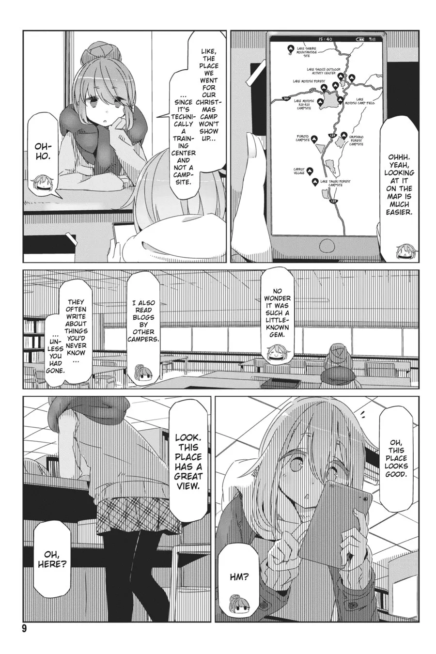 Read Laid-Back Camp chapter 35 image 6 on Lezhin
